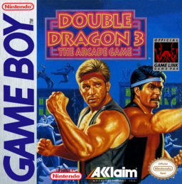 Double Dragon III The Arcade Game box art for GameBoy